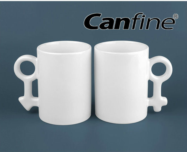 double kit love sublimation mug