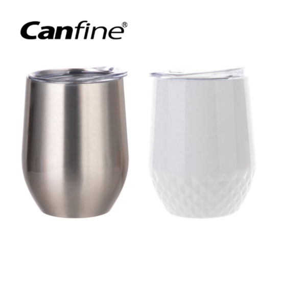 Egg Shell Double Wall Sublimation Bottle Stainless Steel Wine Cup