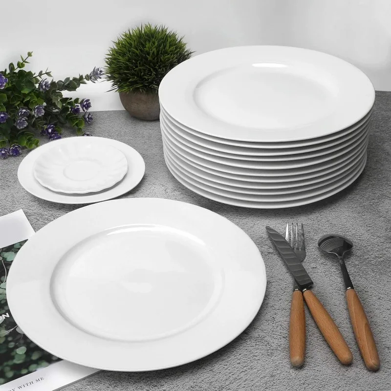 white porcelain plate