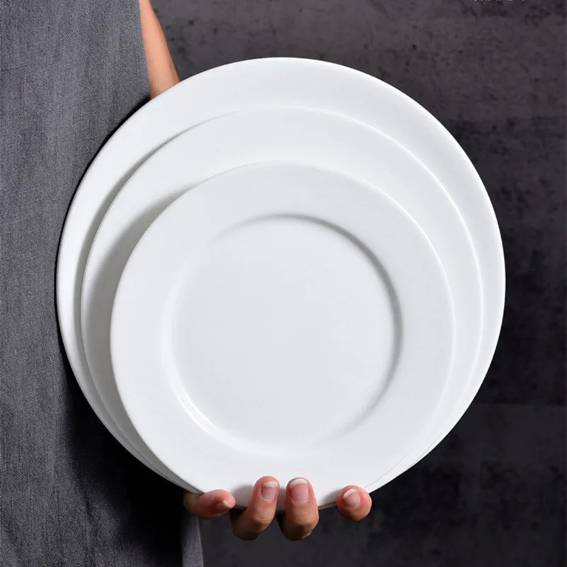 white ceramic plate