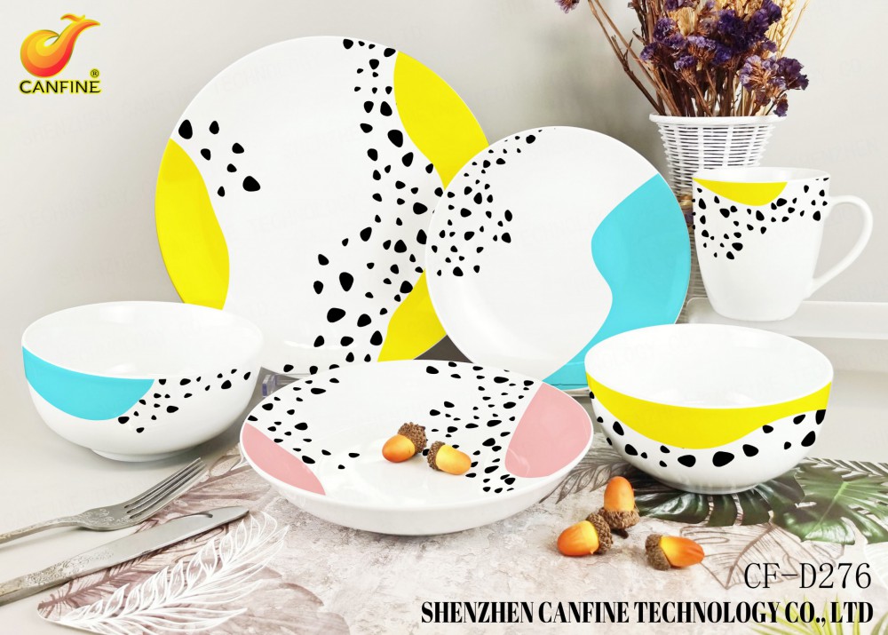 Pad Printing Dinnerware Set