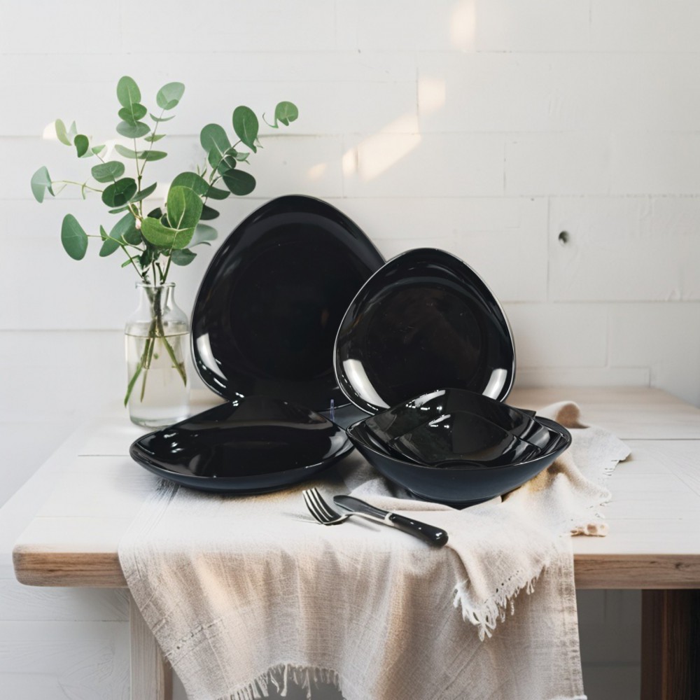 Colored glaze ceramic dinnerware set